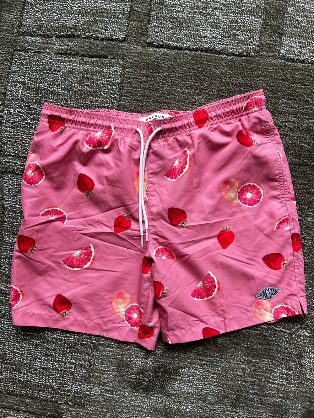 Men’s Pacsum Fruit Pattern Swimtrunks